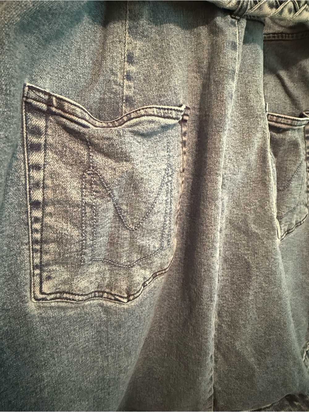 Show Me Your Mumu Outlaw Mini Dress in Tide Blue Denim w/Braided Belt, 3X Plus - Picture 10 of 13